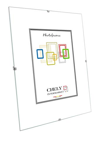 Chely Intermarket, Marco Clip 40x50 cm de metacrilato | Soporte sin Marco para fotografías, Posters, certificados y Recuerdos. Complemento Ideal para Colgar en la Pared(300-40x50-0,85)