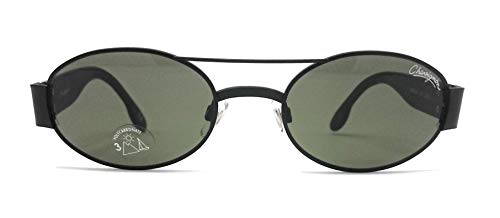 Chevignon Gafas de sol hombre mujer vintage 1952 D061 negro ovalado - Vintage