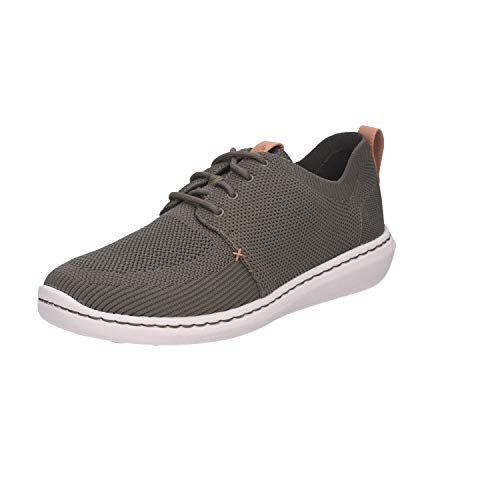 Clarks Step Urban Mix, Zapatillas para Hombre, Verde (Khaki-), 39.5 EU