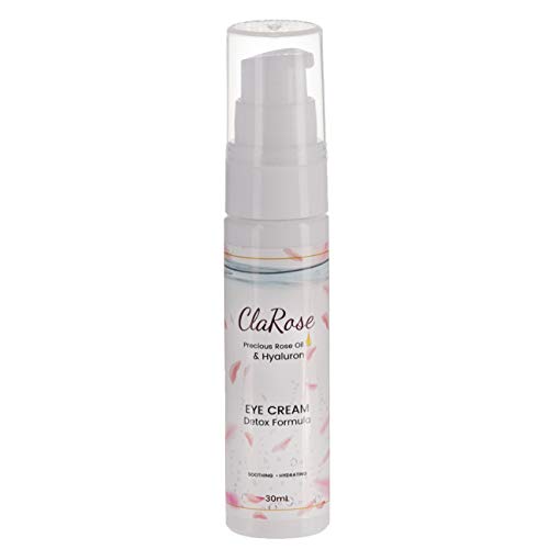 ClaRose Hyaluronic acid Anti-ageing Eye Cream with 100% Natural Rose oil; 30ml