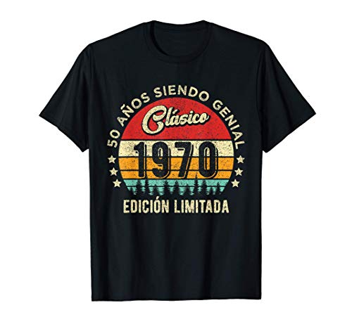 Clásico 1970 50 años siendo genial 50 cumpleaños de regalo Camiseta