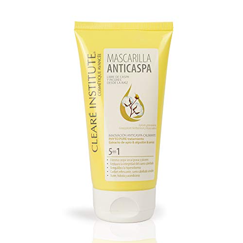 Clearé Institute. Mascarilla Anticaspa. Ingredientes naturales. 150 ml