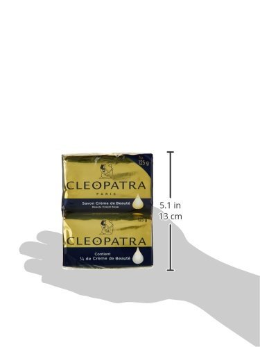 Cleopatra – Jabón Sólido Crema de belleza y perfume x4 – 125 g –  – Juego de 3