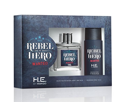 Colonia mango rebel hero wanted con vaporizador 100 ml+deo150ml est