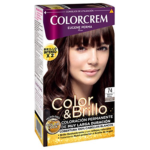 COLORCREM tinte Marrón Moka Nº 74 caja 1 ud