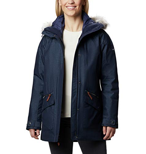 Columbia Carson Pass Chaqueta Interchange, Mujer, Azul (Dark Azul/Nocturnal), S