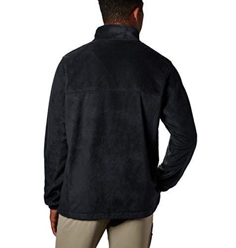 Columbia Men's Steens Mountain Half Zip Soft Fleece Jacket, Black, XX-Large