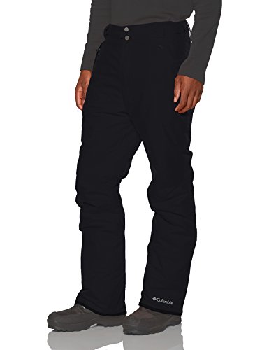 Columbia Pantalón de esquí impermeable para hombre, Ride On Pant, Nailon, Negro, Talla L, 1748081