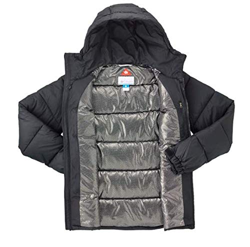 Columbia Pike Lake Chaqueta con Capucha para Hombre, Negro, M