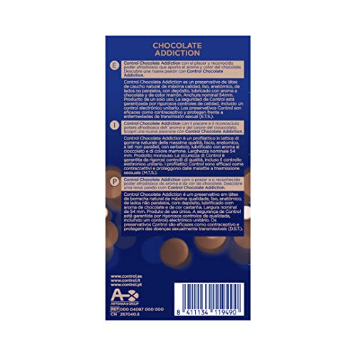 Control Chocolate Addiction Preservativos - 12 Unidades