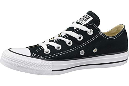 Converse Chuck Taylor All Star Ox, Zapatillas Unisex Adulto, Negro (Black/White), 37 EU