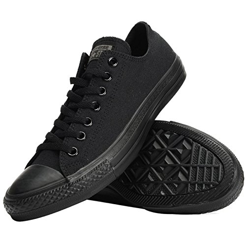 Converse Chuck Taylor All Star Ox, Zapatillas Unisex Adulto, Negro (Black/White), 37 EU