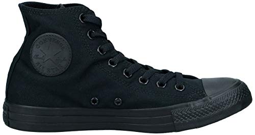 Converse Chuck Taylor All Star, Zapatillas de Tela Unisex, Negro (Black Mono), 41 EU