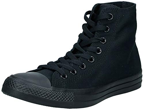 Converse Chuck Taylor All Star, Zapatillas de Tela Unisex, Negro (Black Mono), 41 EU