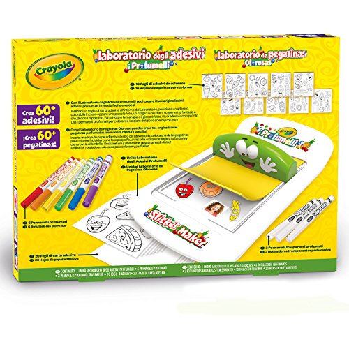 CRAYOLA - Laboratorio Pegatinas, Multicolor (25-7247), BAMBINO