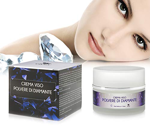 Crema facial antiedad polvo Diamante 50 ml efory® cosmetics-con SYN AKE, vitamina e-made en italy-confezione Luxury con scatola-riduce arrugas y signos del tempo-distende y ilumina La Piel