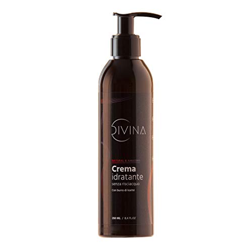 Crema Hidratante sin enjuague con manteca de karité para cabello afro rizado Natural&Amazing de DIVINA BLK (250ml)