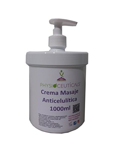 Crema Masaje ANTICELULITICA 1000 ml(ruscus,fucus, hiedra,cafeina,castaño de indias) Valvula Dosificadora GRATIS