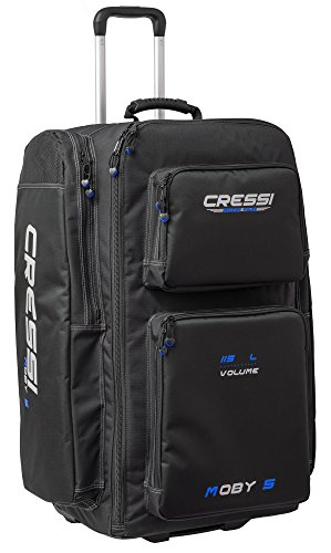 Cressi Moby 5 - Mochila de Grandes Dimensiones con Ruedas