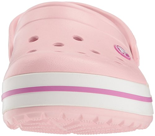 Crocs Crocband U, Zuecos Unisex Adulto, Rosa (Pearl Pink-Wild Orchid), 36-37 EU