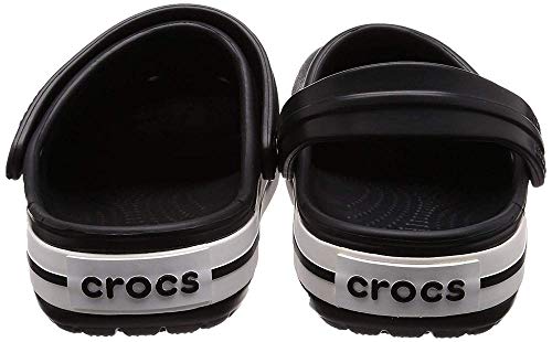 Crocs Crocband, Zuecos Unisex Adulto, Black, 43/44 EU