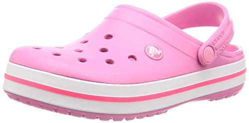 Crocs Crocband, Zuecos Unisex Adulto, Rosa (Pink Lemonade/White 62p), 36/37 EU