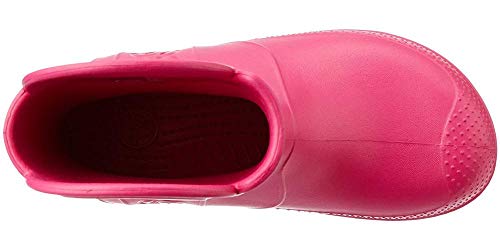 Crocs Handle It Rain Boot K, Botas de Agua Unisex Niños, Rosa (Candy Pink), 30/31 EU