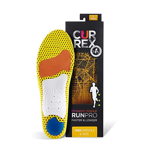 currex RunPro Sole - Descubra su plantilla para una nueva dimensión de la carrera. Plantilla dinámica para el deporte, el ocio y la carrera.