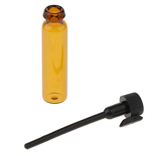 CUTICATE 50x 1 Ml Ámbar Botellas De Vidrio Vacías Mini Ampollas Recipientes Rellenables Fragancia Perfume Tubos De Muestra para Viaje Fiesta Citas Maquillaje H