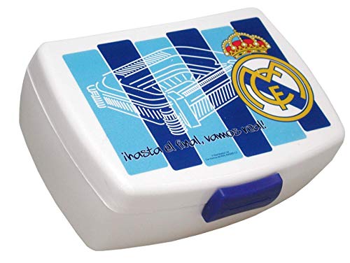 CYP Imports LB-42-RM Sandwichera plástico, diseño Real Madrid, Multicolor, 0