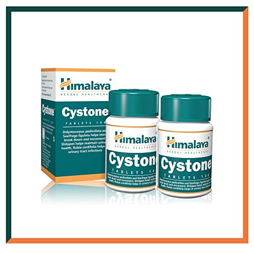 Cystone - Suplemento para la infección de vías urinarias y cistitis - Admite tratamiento de UTI - 840 mg 100 cápsulas - producto de Himalaya (desde 1930) (2-Pack)