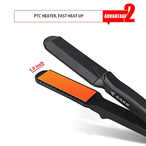 DANTB Plancha Alisadora 4 En 1 Styler Clásica Herramientas para Cerámica En Plancha con Temperatura Ajustable