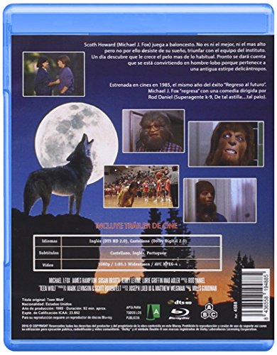 De Pelo en Pecho 1985 Teen Wolf [Blu-ray]