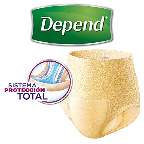 Depend Ropa interior absorbente Absorción Super Talla L Mujer - 54 unidades