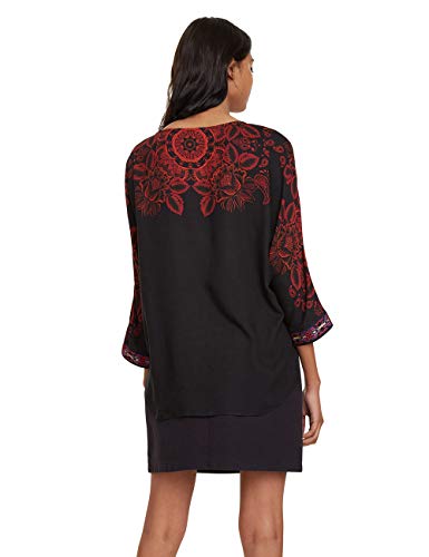 Desigual Blouse LUMBE Blusas, Negro (Negro 2000), S para Mujer