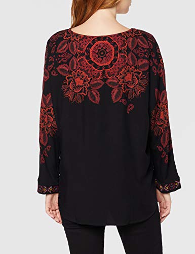 Desigual Blouse LUMBE Blusas, Negro (Negro 2000), S para Mujer