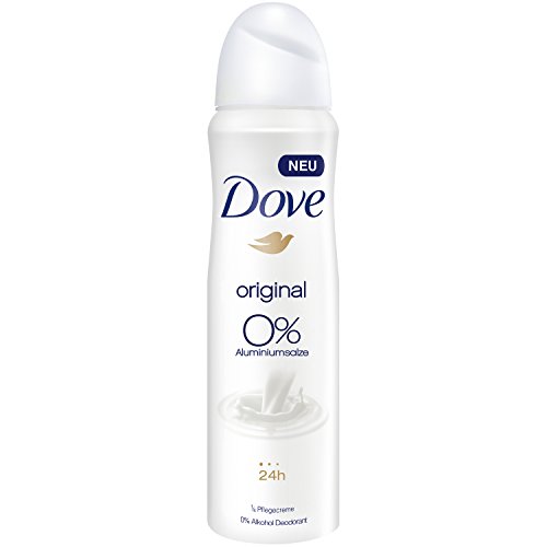 Desodorante Dove en spray original sin aluminio, 6 unidades (6 unidades de 150 ml)