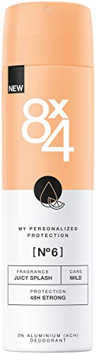 Desodorante en spray N°6 Juicy Splash (150 ml), para mujer con aroma afrutado oriental, sin aluminio para todo tipo de piel