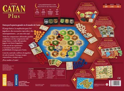 Devir - Catan Plus, juego de mesa (BGCATPLUS)