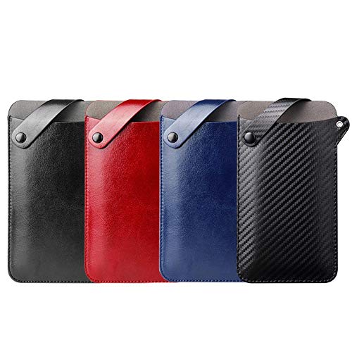 DFV mobile - Funda Nuevo Diseño Estuche Ultra Ligero de Cinturón con Cierre de Broche para Lenovo Sisley S90 - Roja