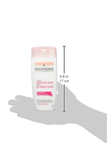 Diadermine - Leche Limpiadora suave - 200ml (pack de 6) Total: 1200ml