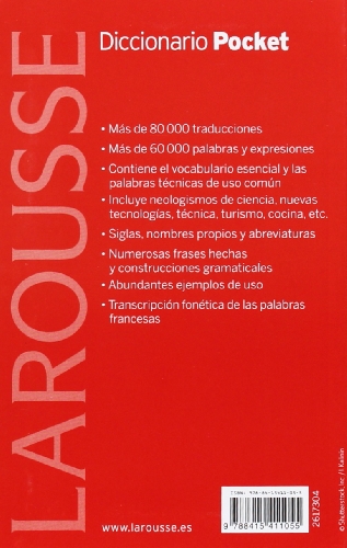 Diccionario Pocket español-francés / français-espagnol (LAROUSSE - Lengua Francesa - Diccionarios Generales)