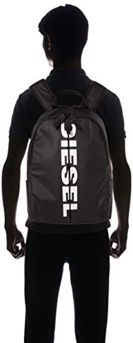 Diesel BOLD BACK II, Mochila para Hombre, Negro (Black), 10x44x30 centimeters (W x H x L)