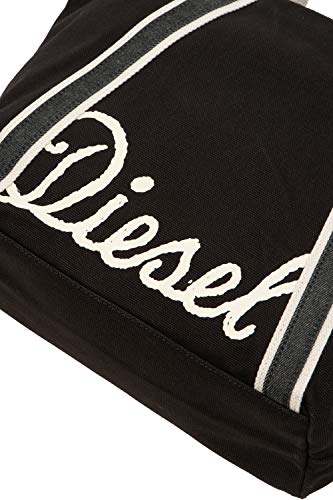 Diesel Bolso Shopper CANVAS JP Mujer bolso de hombro (Negro)