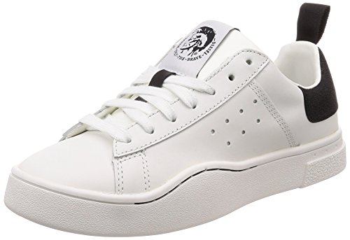 Diesel S-Clever Low W, Zapatillas para Mujer, Blanco H1527 H1527, 41 EU