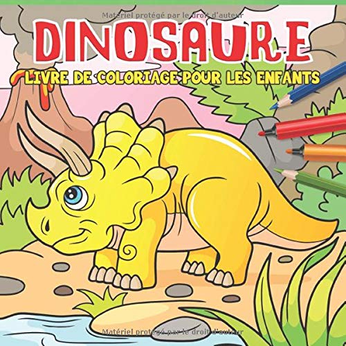 Dinosaure Livre De Coloriage Pour Les Enfants: Dinosaures Pages de Coloriage pour Les Enfants de 4-8 Ans, 25 Illustrations Impressionnantes