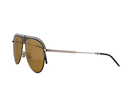 Dior Christian Dior0217S gafas de sol w / 59mm Lente de Brown 71C70 0217 0217 / S Dior0217 / S hombre Amarillo negro Grande