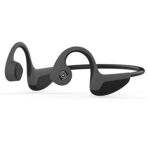 Docooler S.Wear Z8 Auriculares de conducción ósea Auricular inalámbrico BT 5.0 Deportes al Aire Libre Auriculares estéreo AK1050D Manos Libres con micrófono