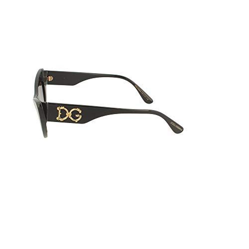 Dolce & Gabbana 0DG4368 Gafas, Black, 52 para Mujer