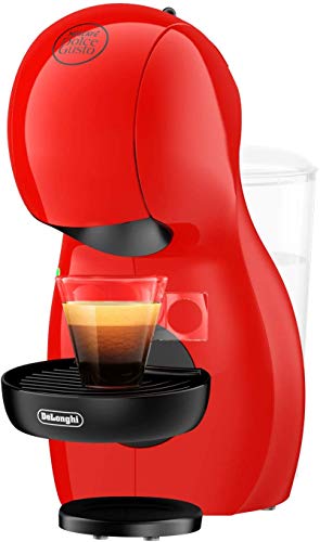 Dolce Gusto Piccolo XS EDG210.R - Cafetera de cápsulas con 15 bares de presión, 0.8L, con tres packs de café, color rojo